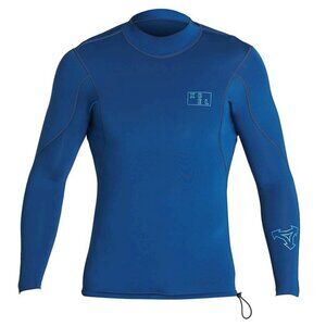 XCEL Axis Long Sleeve Neoprene Wetsuit Surf Jacket 2/1mm Blue Size Small